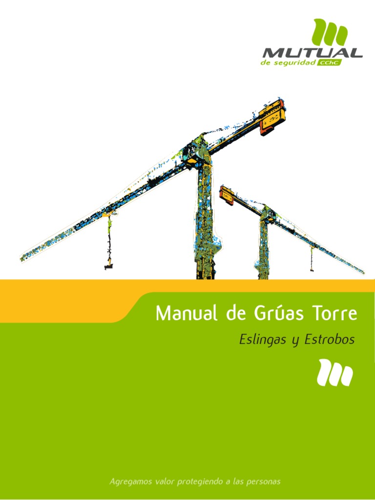Manual Gruas Eslingas Estrobos | PDF | Grúa (máquina) | Torre