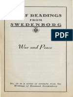 Brief Readings From Swedenborg WAR AND PEACE Swedenborg Foundation 1949