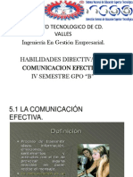 Unidad 5 Comunicacion Efectiva.