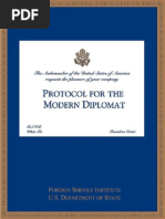 Protocolul diplomatului modern, ghid practic