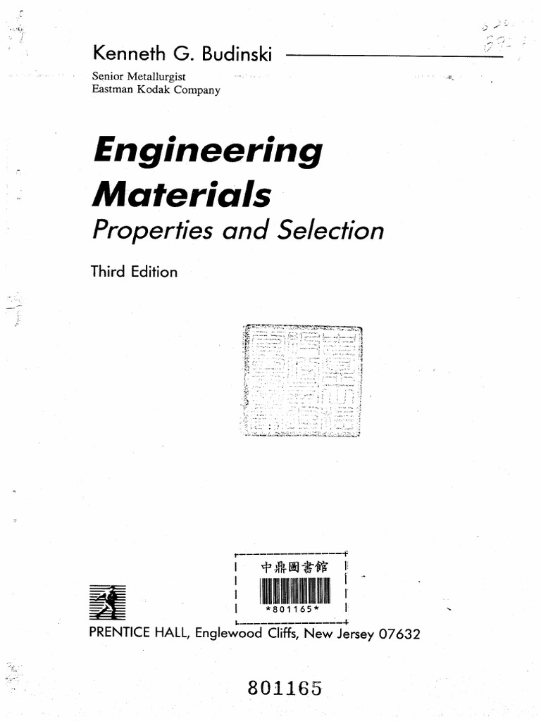 Engineering Materials Properties and Selection (Ch.7) PDF