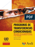 Programas Transferencias Condicionadas ALC 95