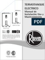 Manual Termotanques Rheem - Linea Electrica.pdf