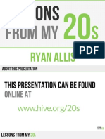 Lessons From My 20s - Ryan Allis