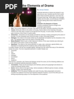 Key Elements of Drama Explained | PDF | Play (Theatre) | Plot (Narrative)
