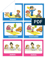 Loteria de Valores para Niños de Primaria | PDF