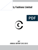Celebrity Fashion Annual Report 2012 - 13