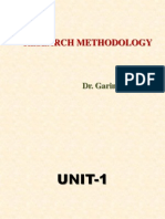 Research Methodology Unit 1 Teaching