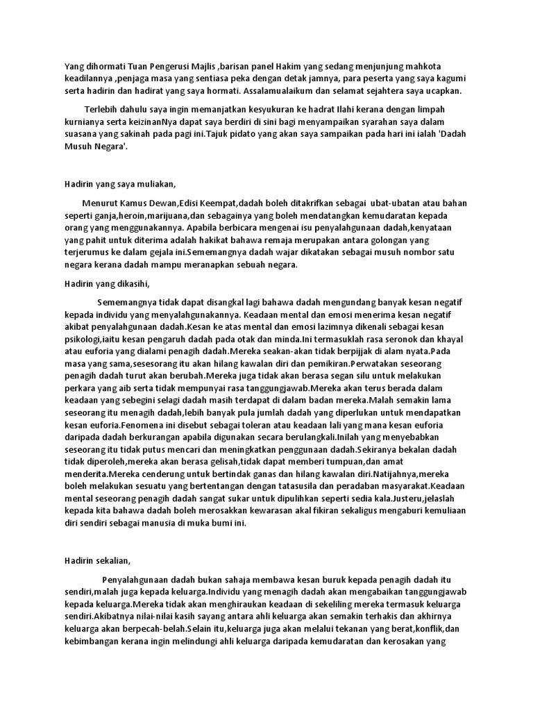 Dadah Musuh Negara Pdf