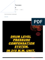 Drum Level Pressure Compensation