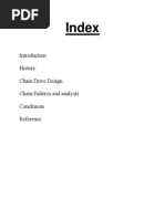 Index: History Chain Drive Design Chain Failures and Analysis Conclusion Reference