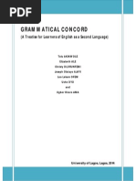 Download Grammatical Concord by akinwoletolu SN238161885 doc pdf