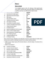 Finacle Commands _bank