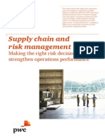 Pwc Supply Chain and Risk Management