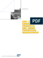 SAP for Consumer Products SAP Trade Promotion Management
