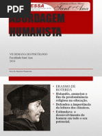 ABORDAGEM HUMANISTA
