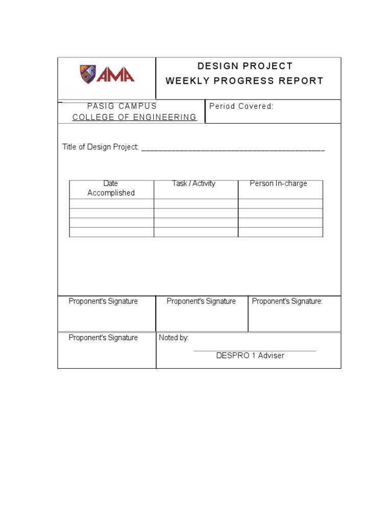 Pasig Campus Design Project Report | PDF