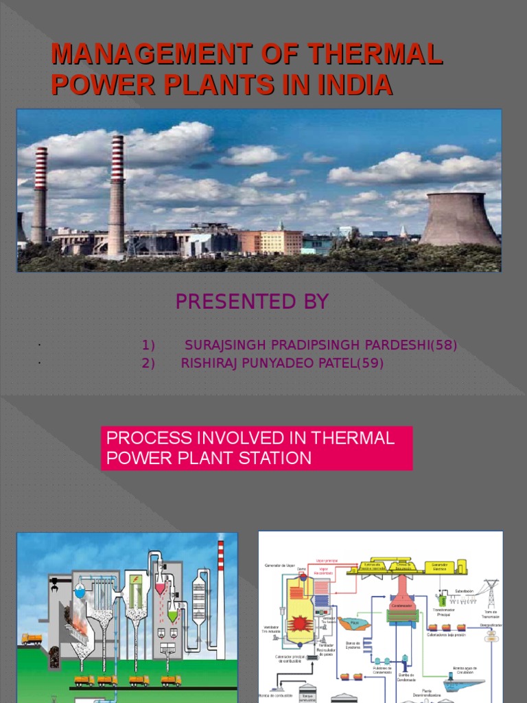 Management of Thermal Power Plant in India | PDF | Electricity ...