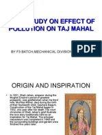 Case Study On Effect of Pollution On Taj Mahal