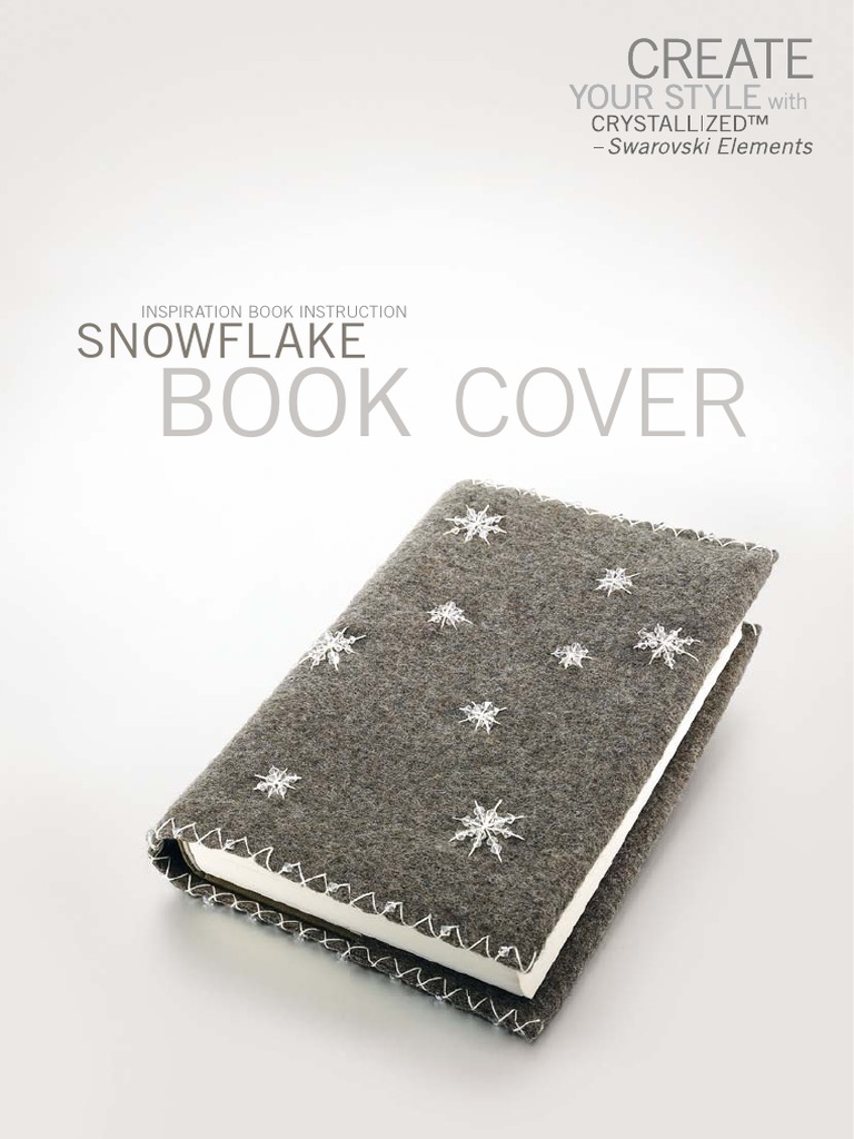 Snowflake Book Cover DIY Instructions | PDF | Yarn | Surgical Suture