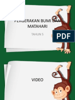 Pergerakan Bumi Dan Matahari