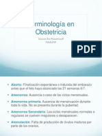 Terminologia en Obstetricia