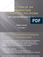 Imt Custom Machine Co. Inc.: Nilufer Cavdar 17/11/2011