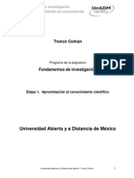 Etapa 1. Aproximación al conocimiento científico