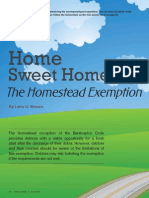 Home Sweet Home: The Homestead Exception