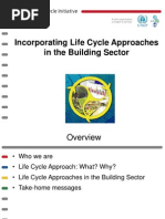 Incorporating Lifecycle Approaches in the Building Sector
