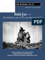 Udo Walendy Babi Jar Die Schlucht Mit 33.771 Ermordeten Juden Удо Валенди. Бабий Яр