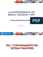 Rol y Funcionamiento Del Sistema Financiero - Productos y Servicios Financiero Mollendo