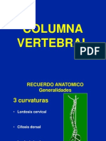 1 - Columna Vertebral - Generalidades