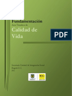 Fundamentación Área Temática de Calidad de Vida