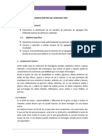 Análisis granulométrico agregado fino