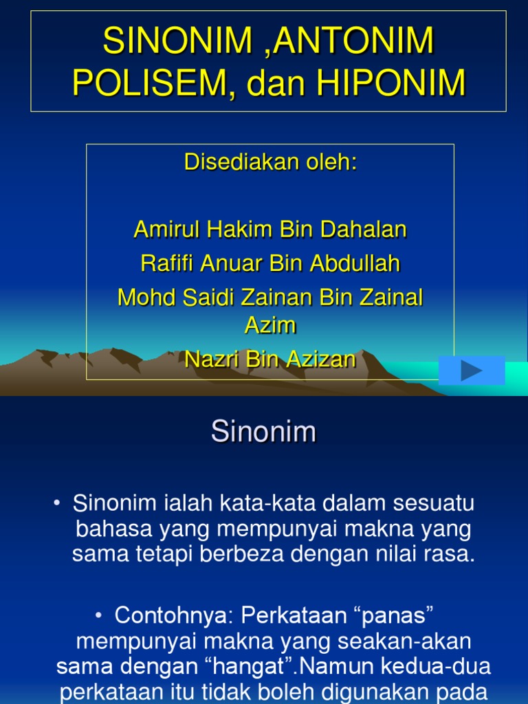 Sinonimantonim