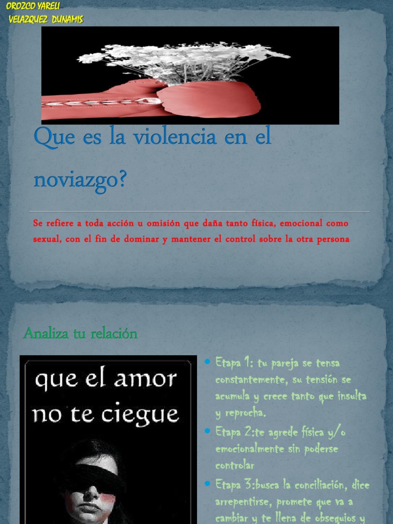Violencia en el Noviazgo: Tipos y Consecuencias | PDF | Salud y bienestar