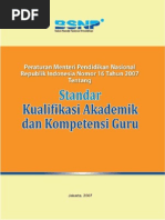 Download Permen No 16 Tent Standar Kualifikasi Akademik dan Kompetensi Gurupdf by Hana Chan SN238200845 doc pdf