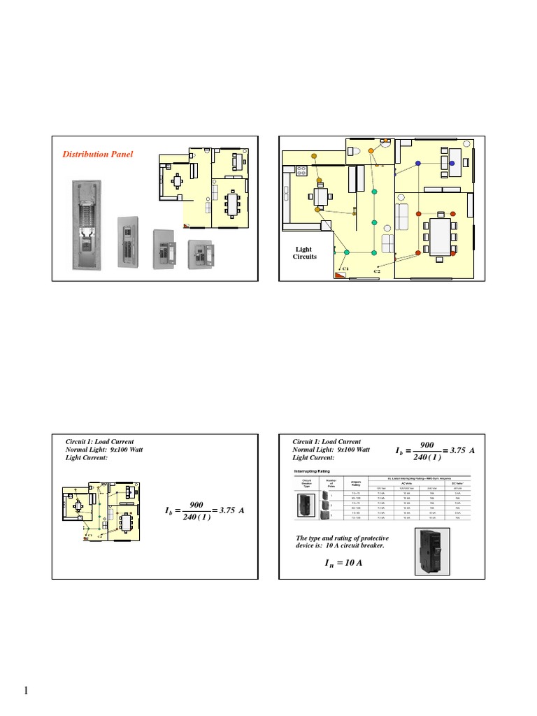 Circuit Load and Wiring Calculations | PDF | Alternating Current ...