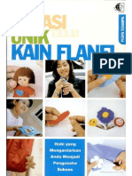 Kreasi Unik Dari Kain Flanel