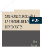 Unidad 7 San Francisco de Asís y La Reforma de Los Mendicantes - Lina Correa