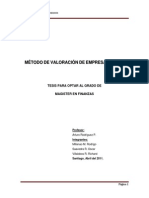 Método de Valoración de Empresas PYMES