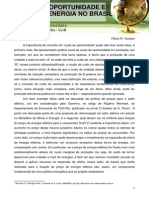 Texto Custo de Oportunidade e Pre c3a7os de Energia No Brasil 2011