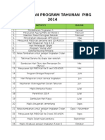 Takwim Dan Program Tahunan Pibg 2014