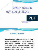 CAMBIO IONICO- Curso Levantamiento de Suelos