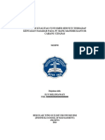 Download Pengaruh Kualitas Customer Service Terhadap Kepuasan Nasabah by Harry D Fauzi SN238207669 doc pdf