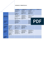 Horario Segundo Semestre Primer Ciclo Definitivo Hasta El 18 de Agosto