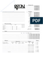 New Horizon Character Sheet 2.0