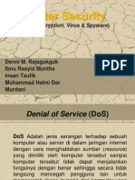 Computer Security (DoS - Denial of Services)