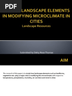 Download Role of Landscape Elements in Modifying Microclimate In by delsyrt SN238212215 doc pdf
